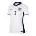 Camisa de time de futebol Inglaterra Kyle Walker #2 Replicas 1º Equipamento Feminina Europeu 2024 Manga Curta